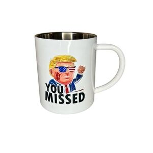 Political Humor USA Donald Trump - You Missed - Metal Mug